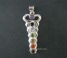 Double Snake Chakra Pendant